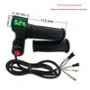 Green Screen Electric Scooter Throttle with Handlebar Grip & Voltage Display