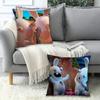 Funny Cartoon Lapins Cretins Pillow Case Office Cushions Suitable For Sofa Car Bedroom Decorative Cushion Cover