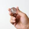 Eigado Red Rutilated Quartz Gold Needle Good Power Amulet for Financial and Career Luck Sphere, 36mm, 66g, Quartz, Fortune, Stone,