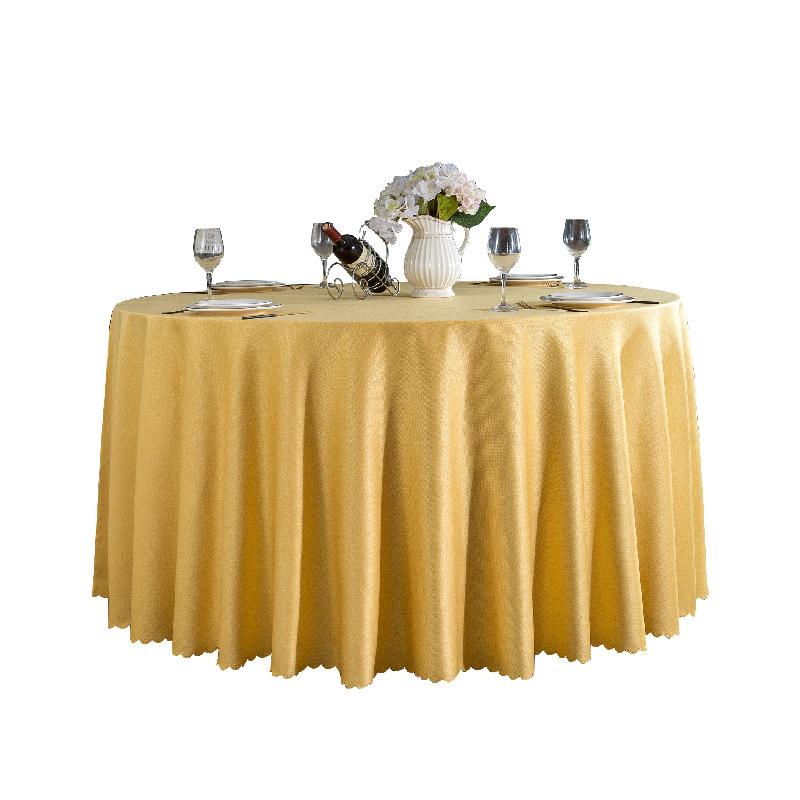 Hotel Round Tablecloth Fabric Restaurant Tablecloth Hotel Banquet Large Round Table Tablecloth Household Round Table Tablecloth