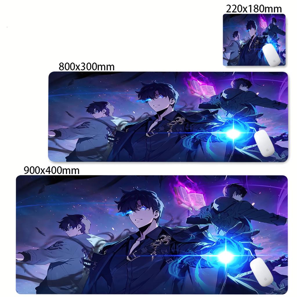 Solo Leveling Anime Mouse Pad Large Gaming Nonslip Mousepads Tablet Gamer Keyboard Mat Laptop Art Mausepad Mini PC Playmat