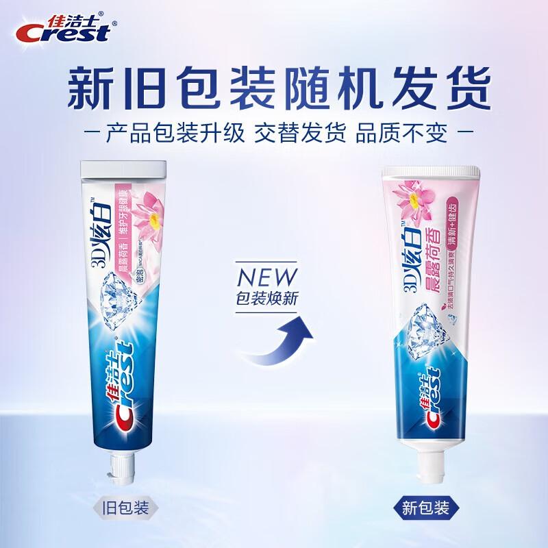 

Crest 3D White Morning Dew & Lotus Toothpaste