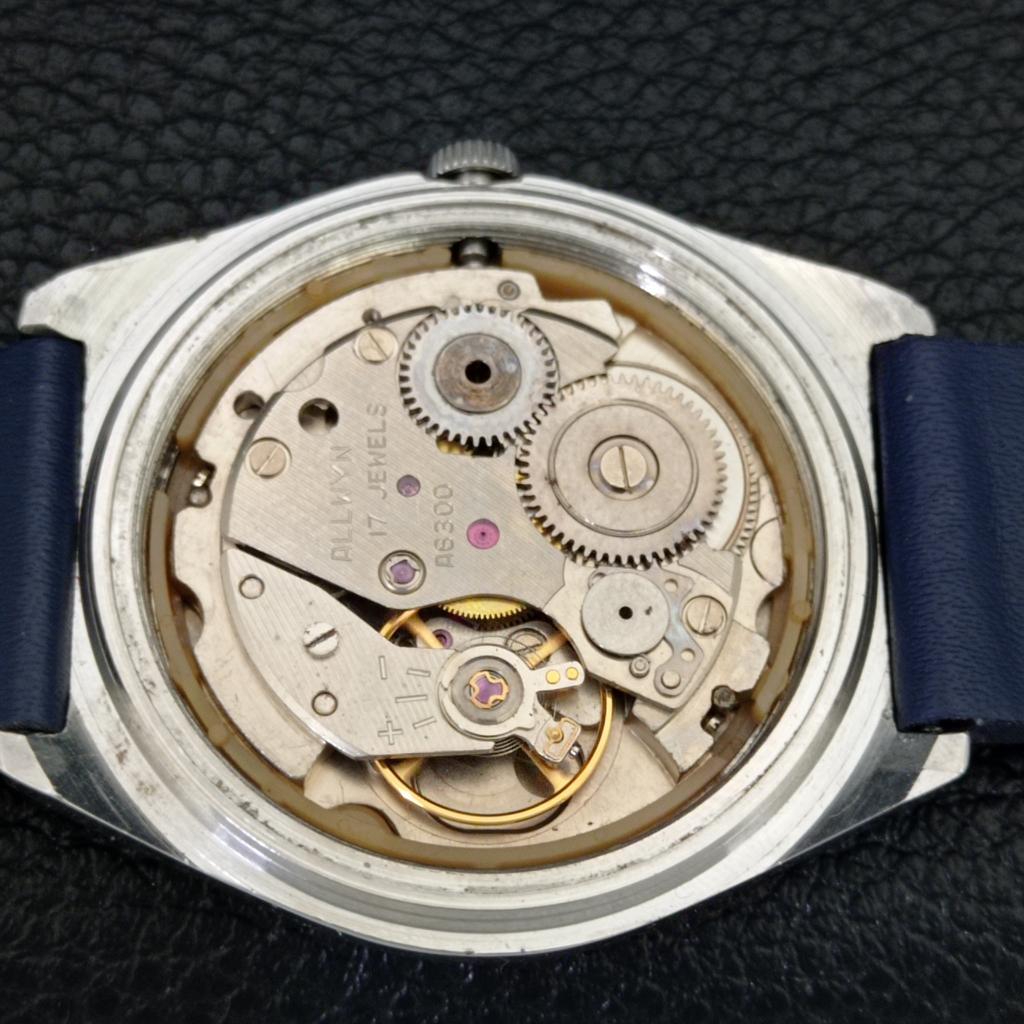 ALLWYN 6300A HAND-WINDING VINTAGE INDIA MENS ORIGINAL DIAL WATCH A706061-1