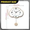 Uhr Leise mit Schwingendem Schwanz Acryl Dekorative Wandverzierung für Esszimmer Büro Kinder