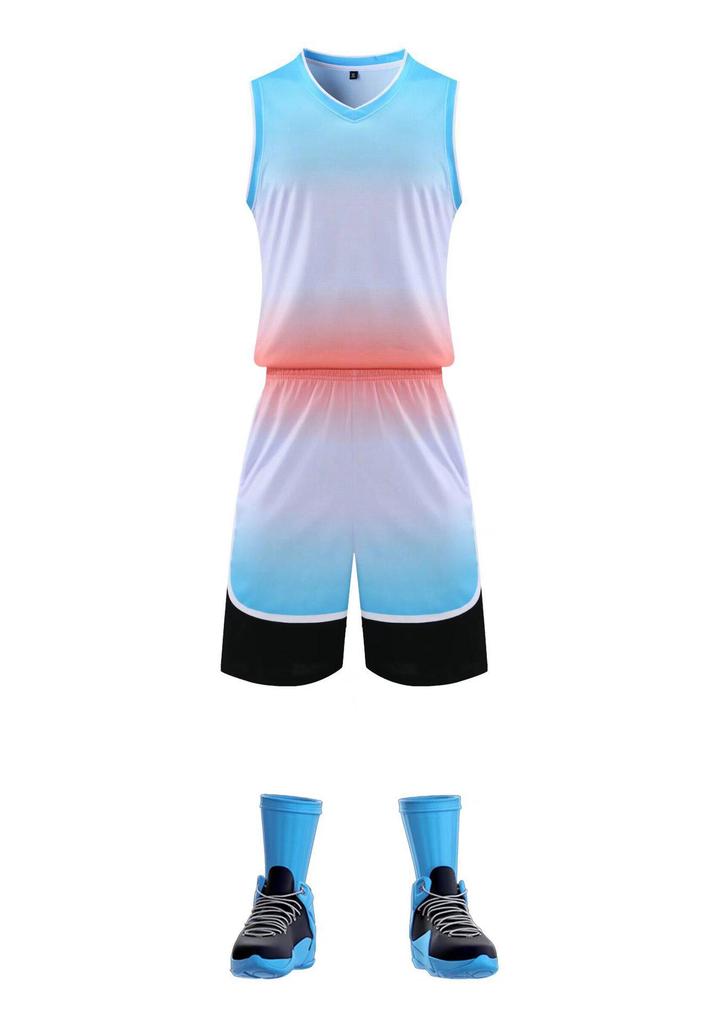 Summer Basketball Training Jersey Set for Men, Women, and Children