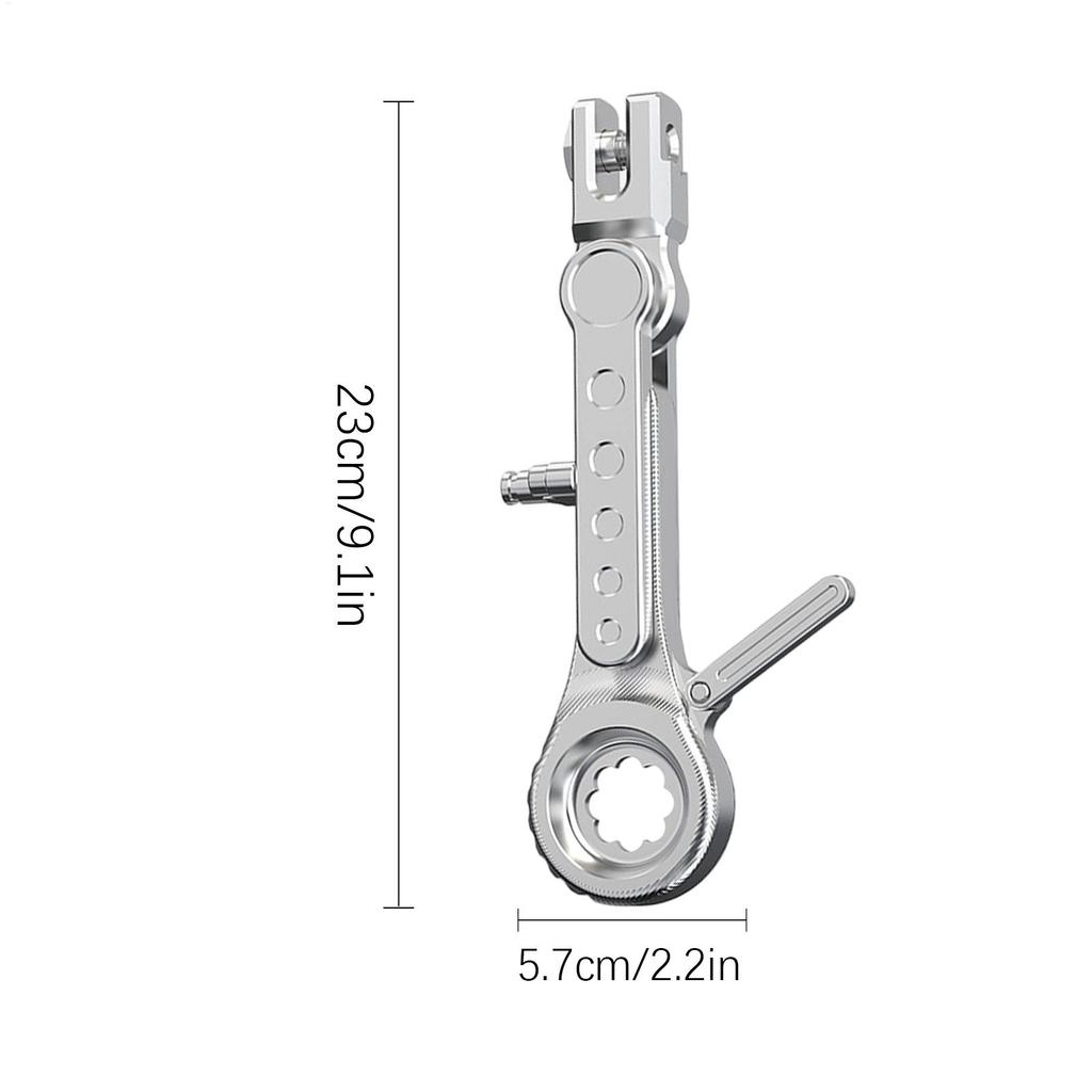 Motorcycle Kickstand Strong Load-Bearing Capacity Motorbik Foot Side Support Scooter Parking Kickstand For Men Women Boys Girls