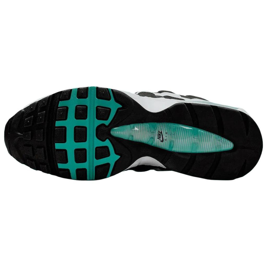 Nike Air Max 95 OG Black Border 2025 Men Sneakers White Hyper-Jade Metallic-Silver IM7409-100