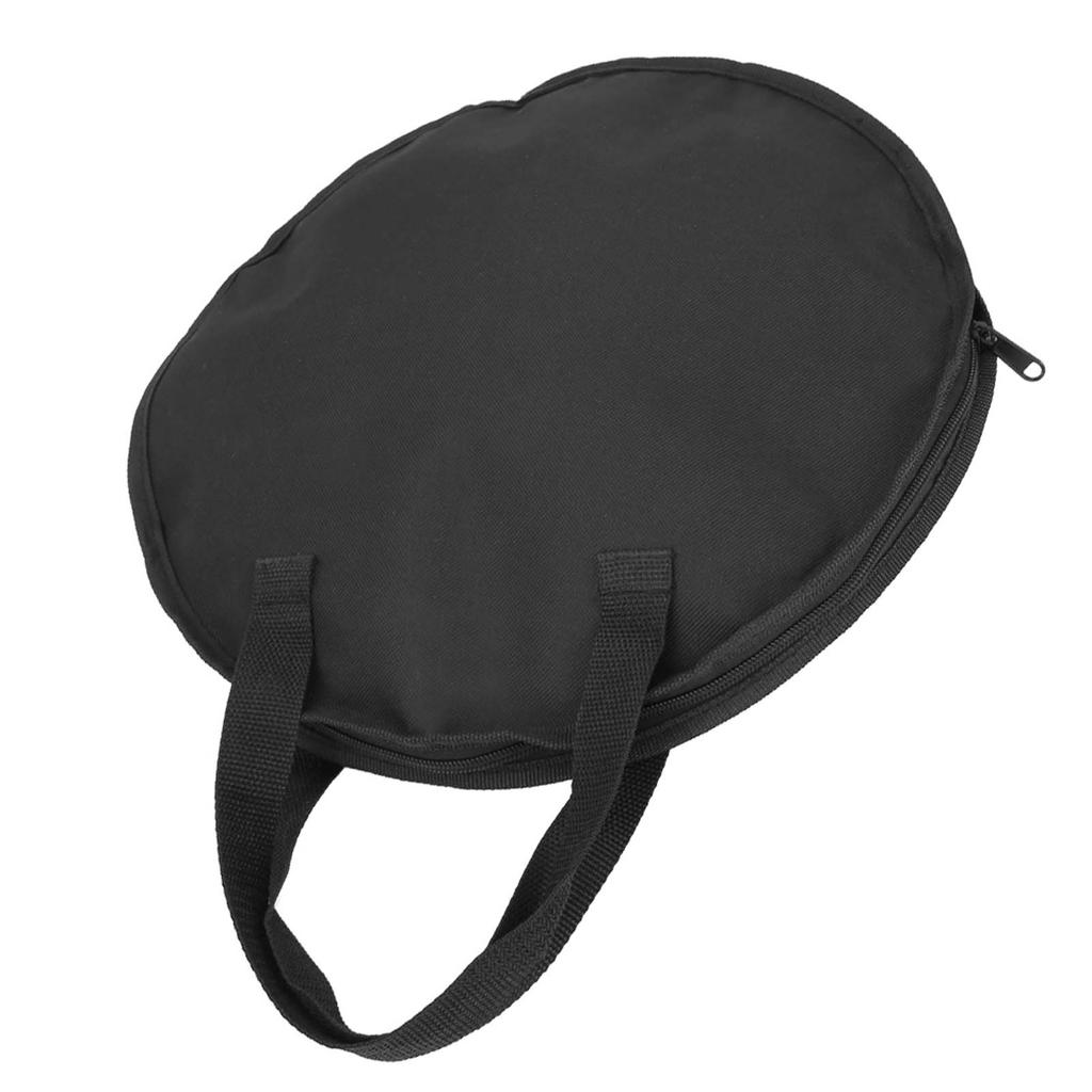 Tragbare 14-Zoll Übungspad-Tasche für Schlagzeug-Dämpfer, Schwarzes Oxford-Gewebe, Tragetasche, Koffer