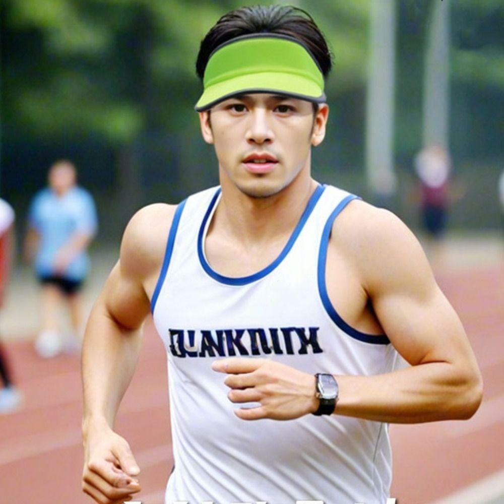 Mesh Visor Sonnenschutz Sonnenhut Sonnenschutz Tennishut Strandhut Kappe mit offenem Oberteil Radfahren Wandern