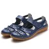 Women Sandals New Spring Summer Flat Hollow Out Ladies Shoes Buckle Solid Color Women's Sandals Beach Shoes