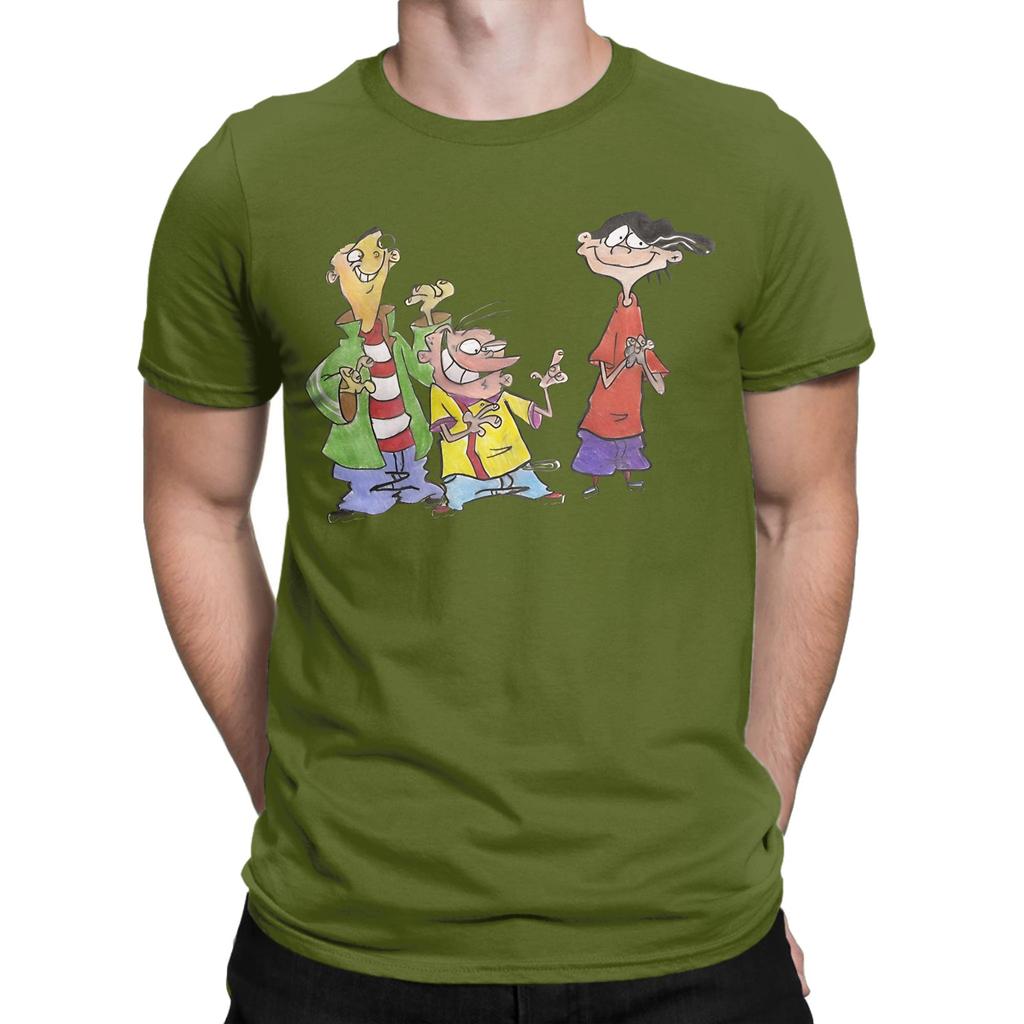 T-shirt Unisex Ededd N Eddy Cartone Animato Retro Divertente Torre Cotone Top Tempo Libero Manica Corta Girocollo Taglie Forti T-shirt