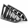 For Chevy Camaro 2016 2017 2018     Car Rear Side Vent Window Quarter Scoop Louver Shutter Cover Trim ABS