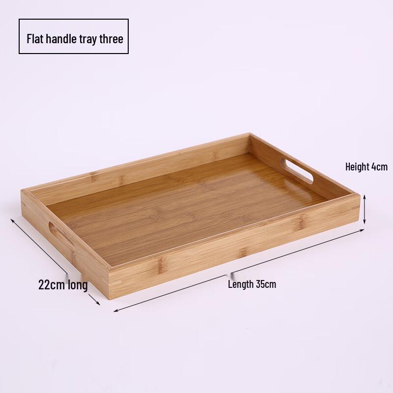 MOLUONA Bamboo Wood Serving Tray