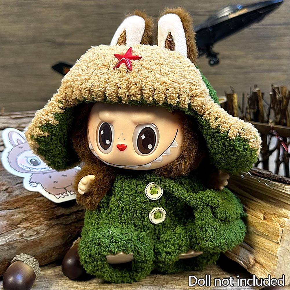 

Одяг для ляльок Labubu 17 см. Модний одяг. Толстовки. Одяг для ляльок. Колір. Худі. Аксесуари для ляльок. Милі прикраси. Маленькі тканини. 05