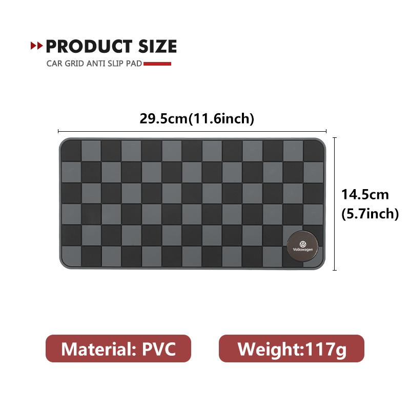 For Volkswagen VW Car Dashboard Sticky Anti-Slip Mat PVC Phone Storage Pad Scirocco Passat Polo B5 B6 B7 CC Tiguan Sharan Touran ze0