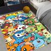 MINISO Pokemon Theme Carpet for Living Room Decor Man's Cave Boy's Bedroom Leisure Sofa Mat Welcome Rug Kid's Favorite Gifts