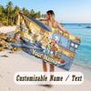 Personalized Beach Towel,Asterix & Obelix Custom Printed Name Text, Super Absorbent Towel For Beach Vacation