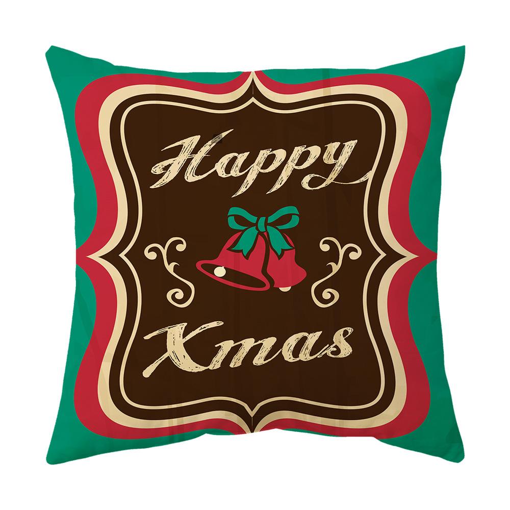 Christmas Pillow Cushion Pillow Cover Printed Pillow Cover Cushion Cover Home Holiday Gift Sofa