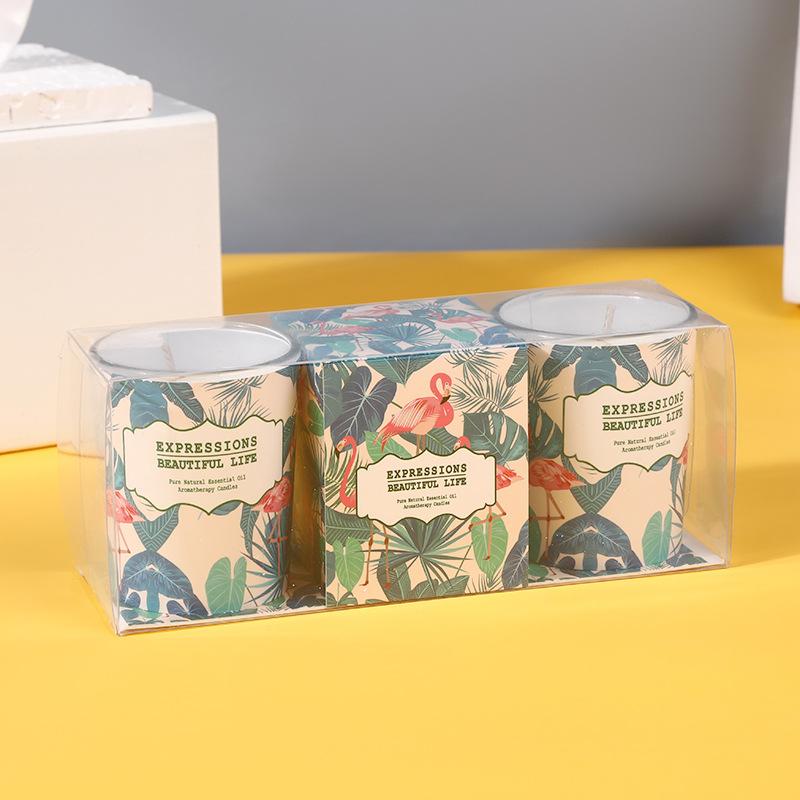 

Niche Creative Soy Wax Scented Candle Home Indoor Decoration Scented Candle Set Souvenir Blue -- French Juniper Lavender