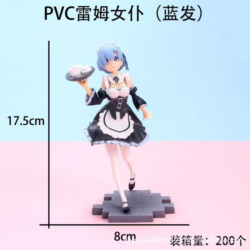 Re from scratch in a different world life Cat Ear Rem Sakura Rem Figure Anime Girl Chassis Ornament