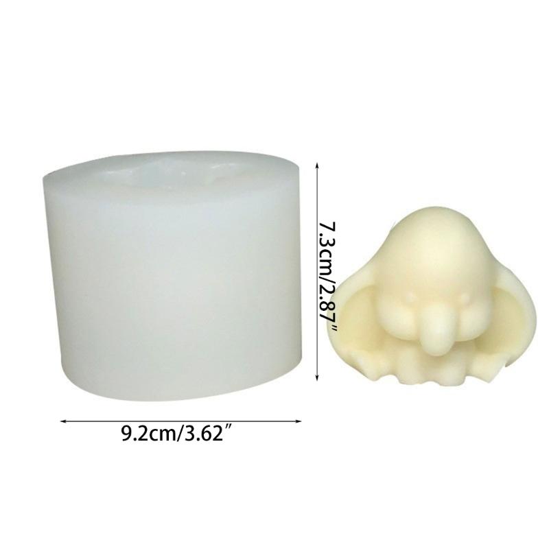 Elephant Candle Molds Elephant Resin Molds for Making Candle Soap Chocolate Muffins Mousses Baking DIY Room Decorations
