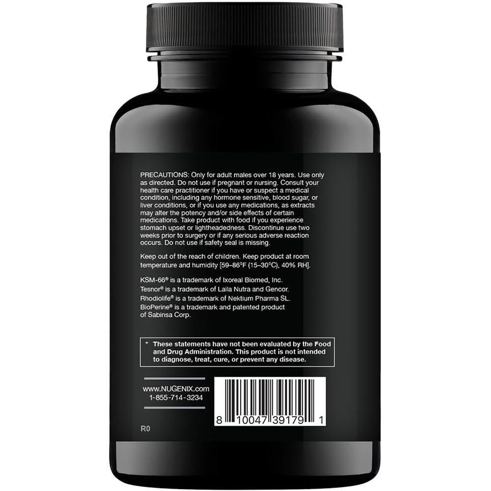 Vitamin D, zinc, ginseng, black ginger,120 Capsules Dietary Supplement