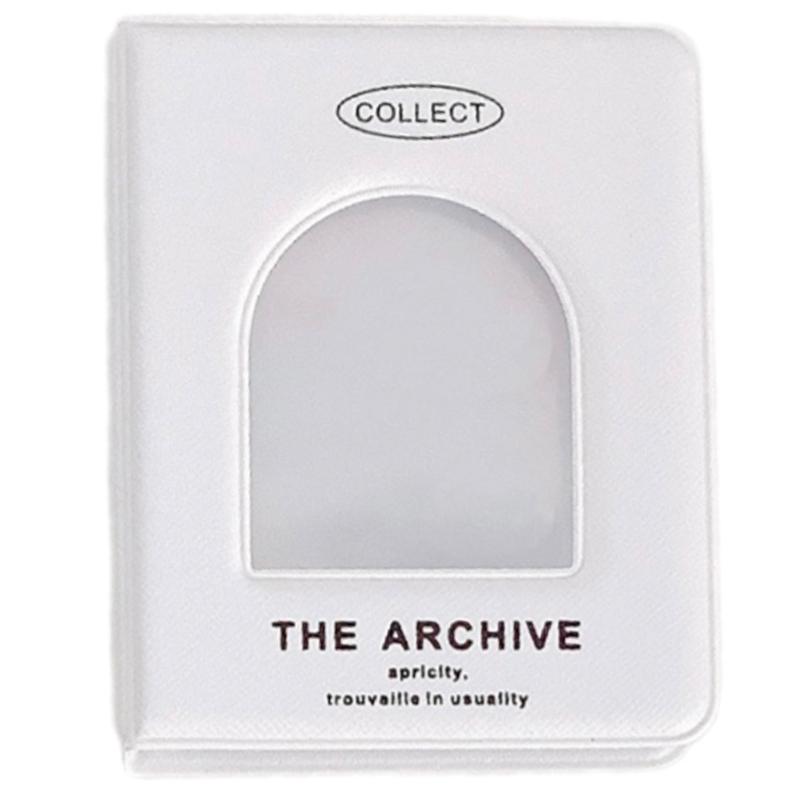 Small Card Collector Binder Holds 40 Cards with Showcases Cover 3Inch Photocard Holders Album Photo Organizers Book