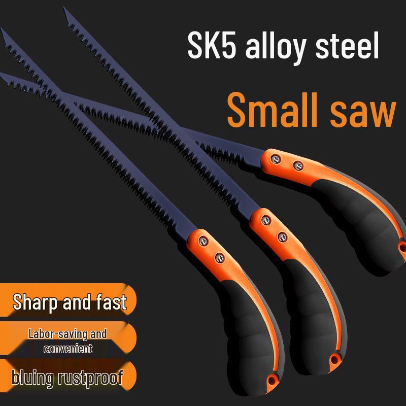 Manganese Steel Hand Saw for Woodworking, Gardening, and Household Use