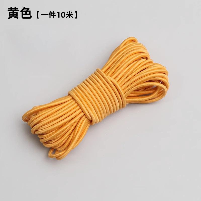 Hohe elastische elastische Seil langlebiges rundes elastisches Band rundes Gummiband Rinderband Seil elastisches Verstellseil elastisches Drahtseil dünn