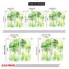 2pcs,2D Plane Printing Curtains Forest Dreamscape Versatile Fabric (without Rod) Art Deco Festive Perfect for Bedroom, Living