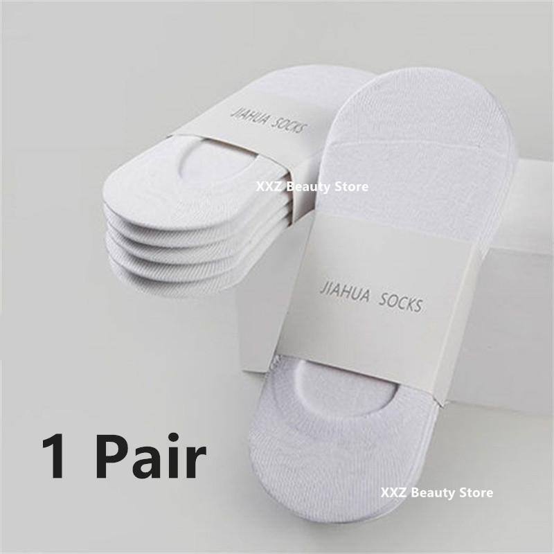 1/5/10/20 Pairs Summer Autumn Boat Socks For Men Women Non-slip Silicone Invisible Cotton Socks Male Ankle Sock Slippers