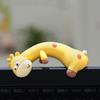 Lying Animal Computer Monitor Decor Mini Dolls 3D Desk Toy Giraffe Screen Figurine Kawaii Navigator Screen