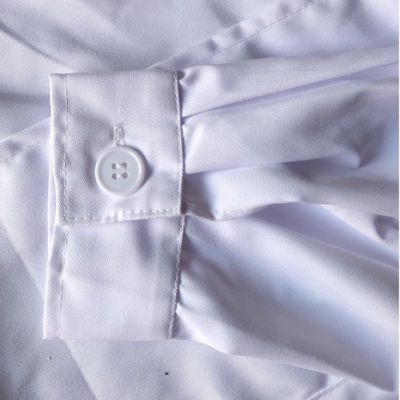 Unisex Long Sleeve White Lab Coat for Workshops and Food Handling