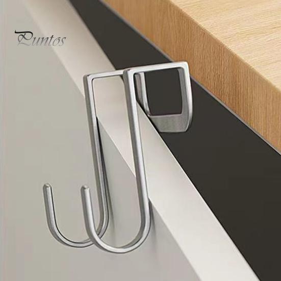 Dorm Room Essentials Heavy Duty Bunk Bed Hook, Stainless Steel No Drill Over The Door Hooks Space Saving Organizer for Bathroom Cabinet And