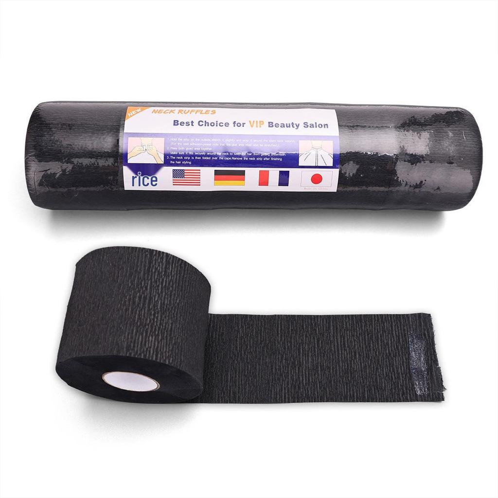 Disposable Barber Cape with Neck Protector: Anti-Hair Clipping Paper for Haircuts