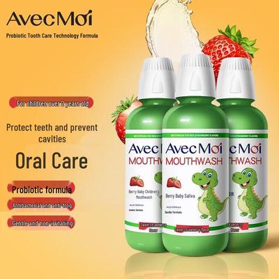 Probiotic Kids' Strawberry Anti-Cavity Mouthwash (3-Pack)