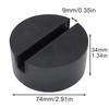 2pcs Jack Pads Floor Support Jacking Supplies Rubber Jack Pads VWKIA Ford Renault