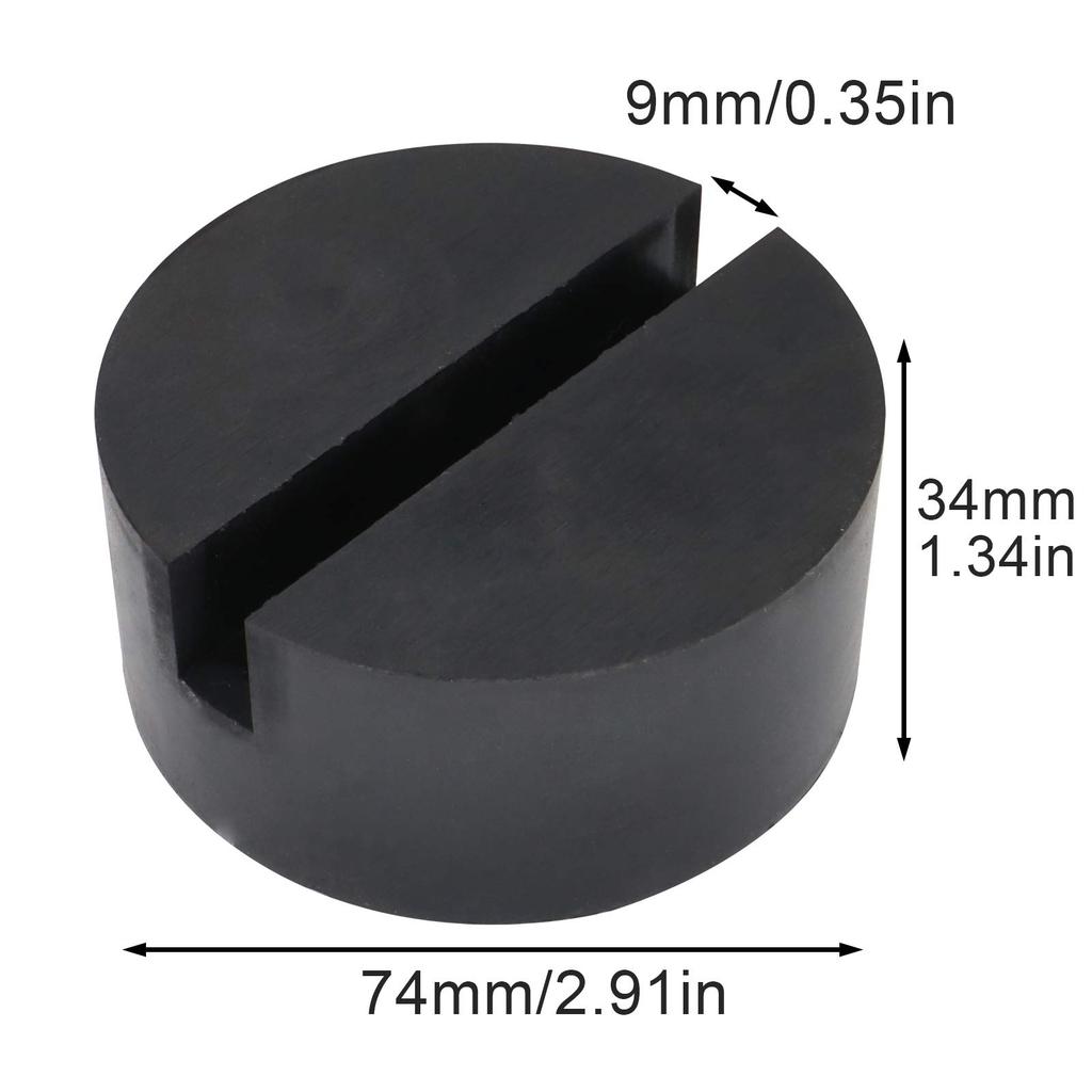 2pcs Jack Pads Floor Support Jacking Supplies Rubber Jack Pads VWKIA Ford Renault