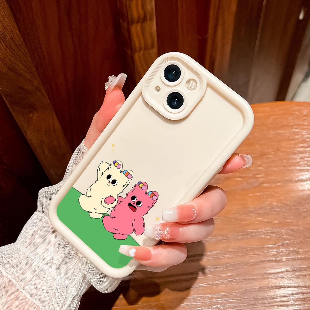 Soft Silicone Phone Casing Full Cover Camera Shockproof Protection Case for Samsung Xiaomi Redmi Poco