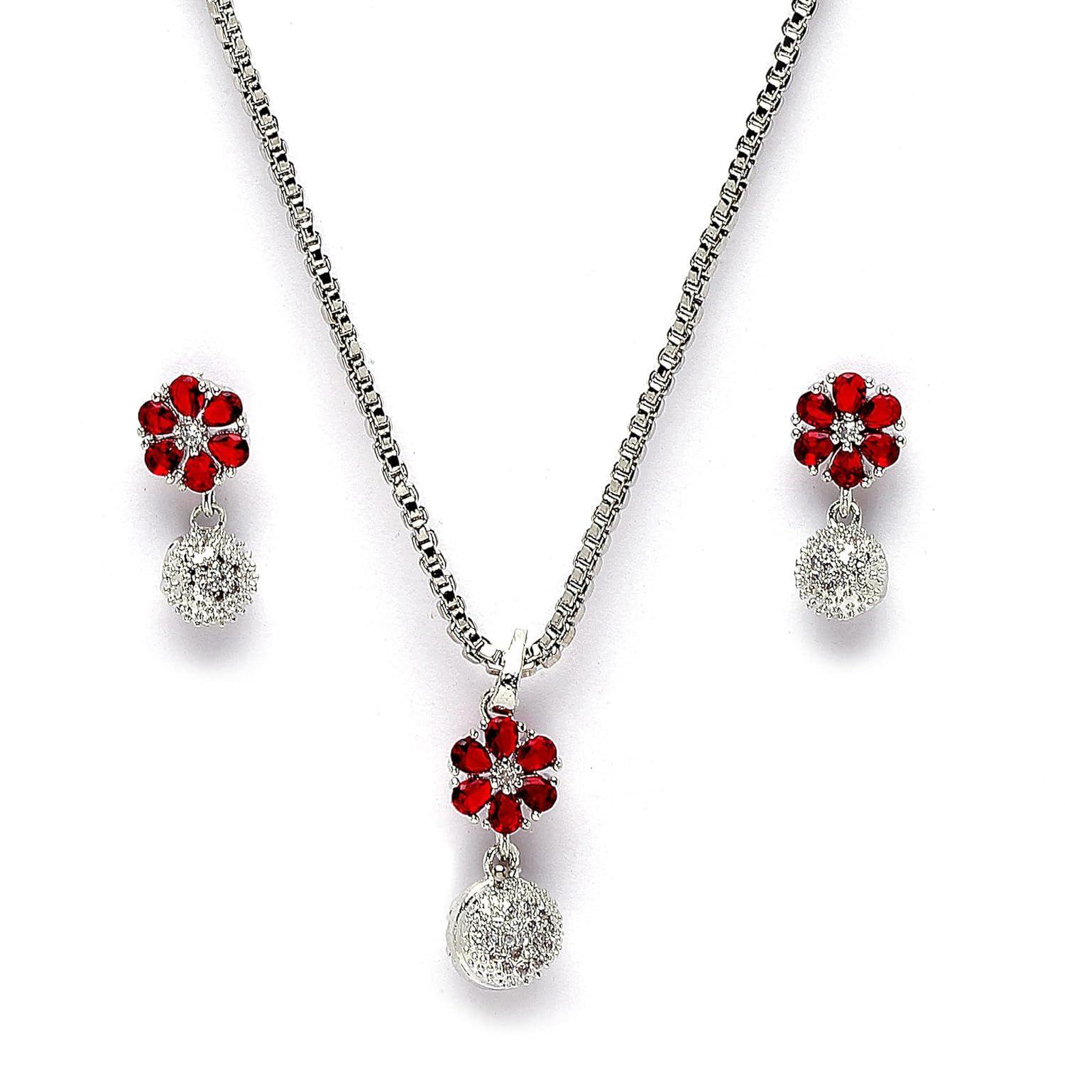 

ZENEME милый кулон в форме цветка с родиевым покрытием серебряного цвета с кубическим цирконием и шипами, ювелирные изделия из сережек