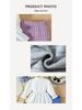 Girls' Cross-Border Pink Knitted Vest with Lace Shirt & Wool-Blend Striped Pants Set