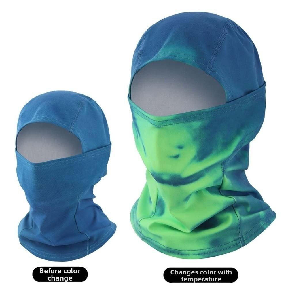 Wärmereaktive Winter- Sturmhaube Maske Vollabdeckung Temperatursensitive Kapuze Tägliches Pendeln