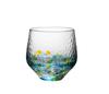 Colored Starry Sky Cup Japanese Style Handmade Hammer Crystal Glass Female Water Teacup Wine Gift Whisky Tumbler For Women 240ml