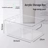 Transparent Acrylic Cosmetic Storage Box for Desktop and Skincare Essentials