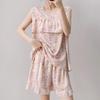 Anti-bumping Pajamas Women's Summer Vest Shorts Set Cotton and Silk Loungewear Can Be Worn Outside Loose Large Size Sweet and Cute