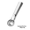 Retractable Stainless Steel Ice Cream and Fruit Ball Scooper Spoon