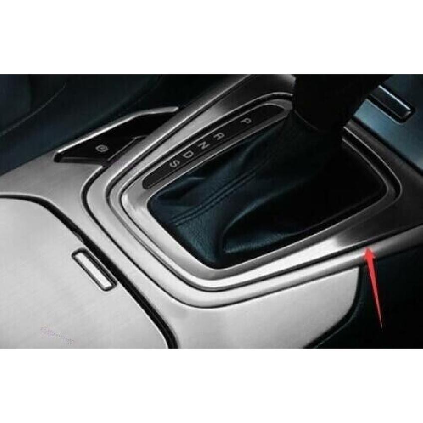 Central Console Gear Shift Frame Trim Silver Titanium 2015-2018 For Ford Edge