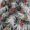 6pcs DIY Painted Christmas Pine Cone Plastic Christmas Tree Decoration  Home Xmas Decor