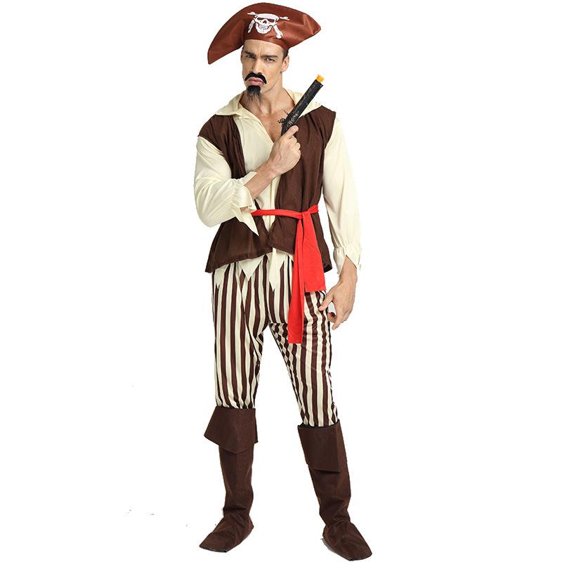 Cosplaycosplay Halloween Adult Dress Up Costume Show Costume Pirate Character Costume Adult Pirates of the Caribbean Costume