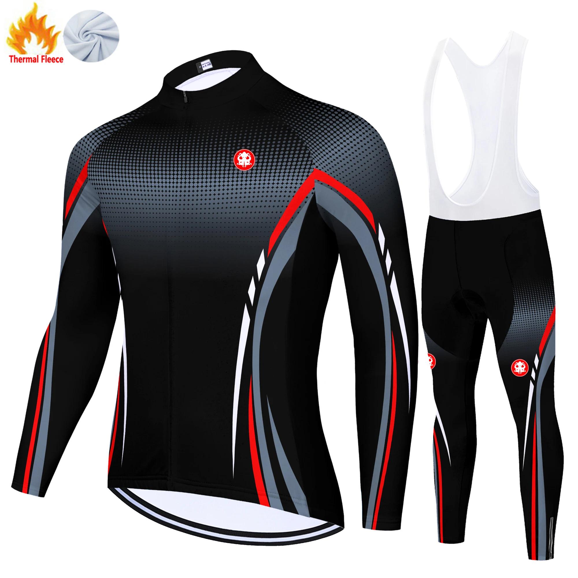 

Зимний термофлис Roupa De Ciclismo Masculino Велоджерси Maillot Cyclisme Ropa Mtb S